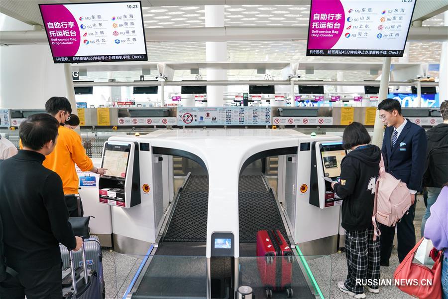 Обслуживание внутренних рейсов в аэропорту Шэньчжэня полностью автоматизировано