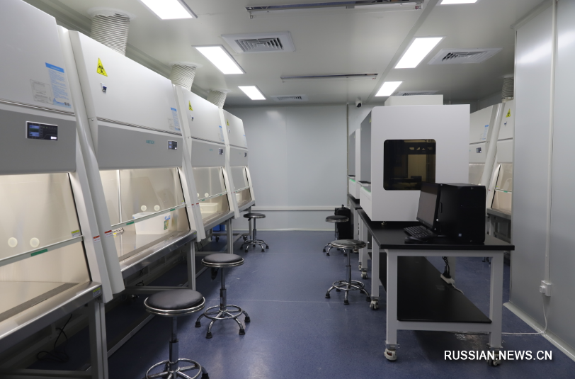 Новая лаборатория по выявлению вирусов запущена в опытную эксплуатацию в г. Ухань