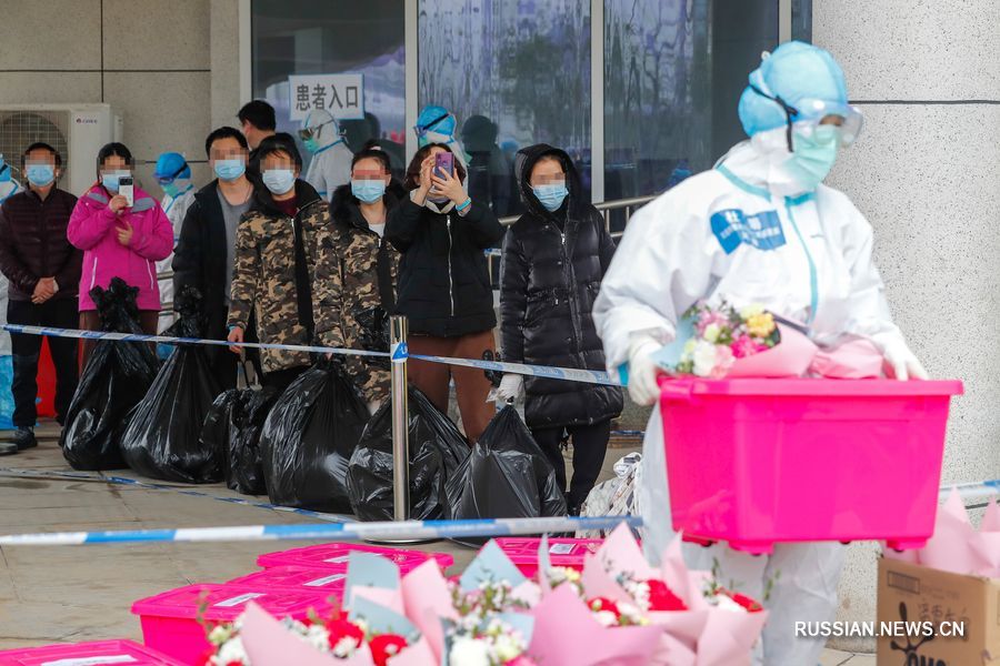 За сутки из китайских больниц выписаны 2623 пациента, вылечившихся от коронавируса нового типа