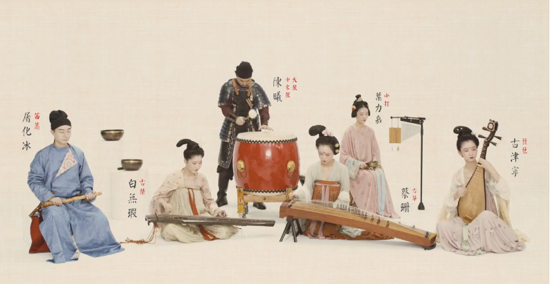 «Ожившие» музыканты династии Тан стали популярными в Интернете