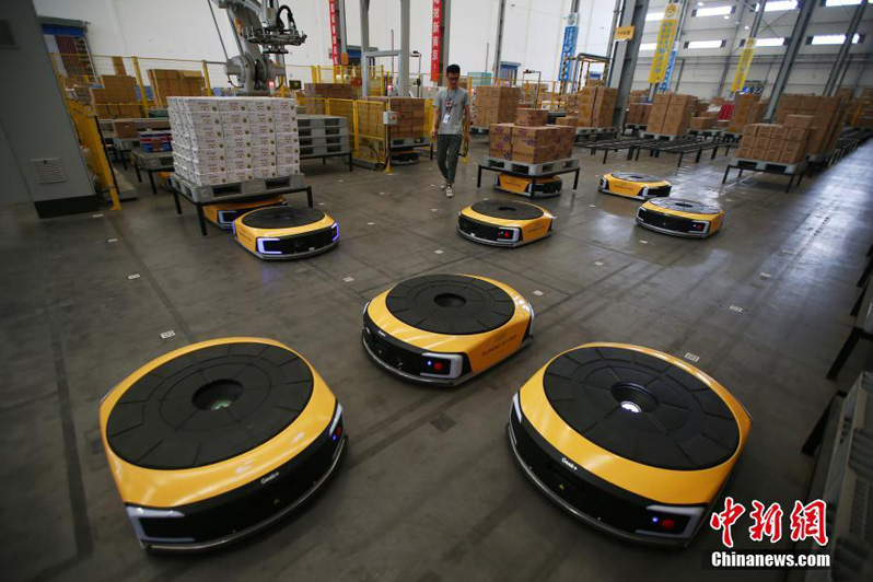 В китайском городе Нанкин запущен в эксплуатацию автоматизированный склад 5G