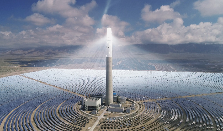 Башня по выработке солнечной энергии 