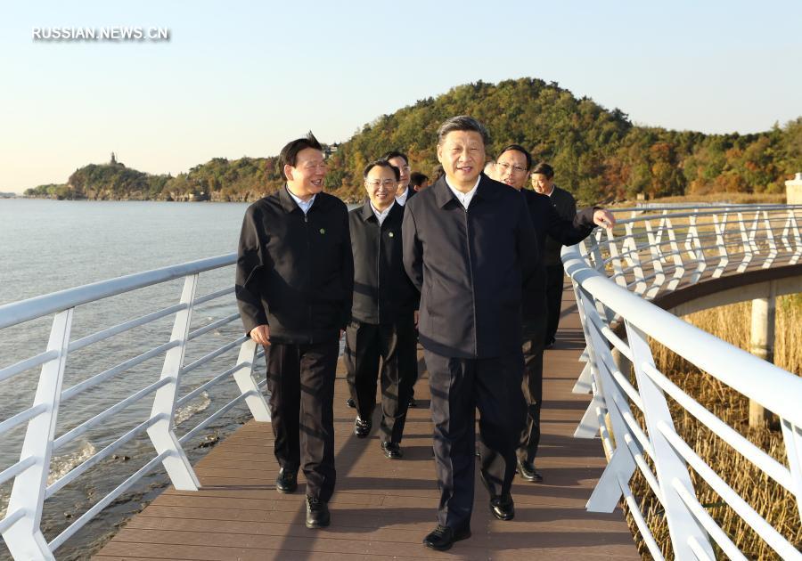 Си Цзиньпин прибыл с инспекцией в провинцию Цзянсу