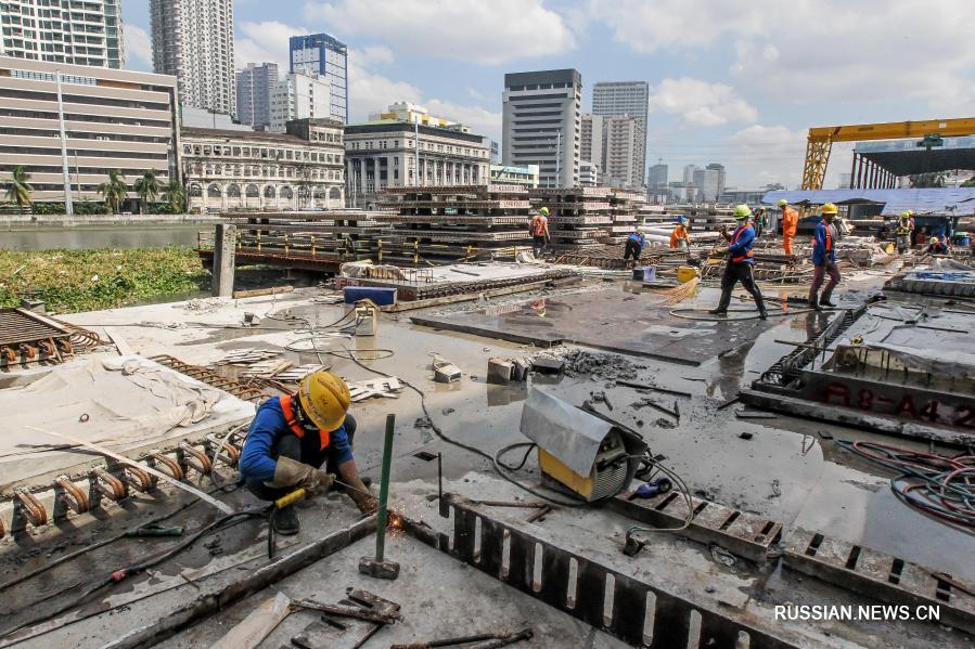 Китай помогает Филиппинам построить мосты через реку Пасиг в Маниле