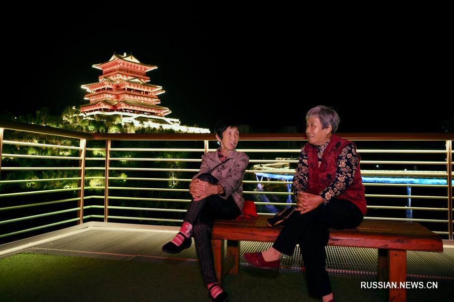 Живописные ночные виды -- подспорье для "ночной экономики" в провинции Фуцзянь