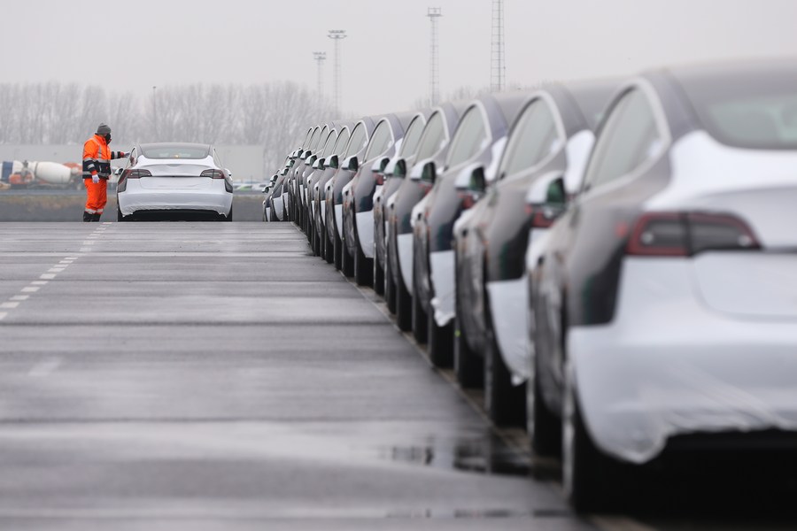 В Бельгию прибыла первая партия произведенных в Китае автомобилей Tesla для европейского рынка