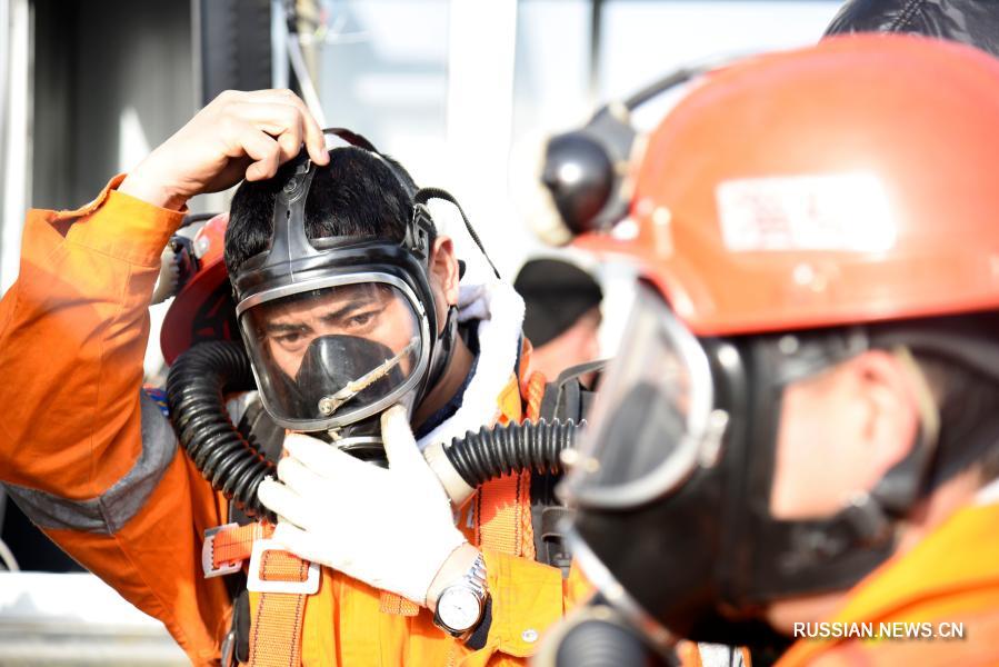 Поисково-спасательная операция в золотодобывающей шахте в Восточном Китае продолжается