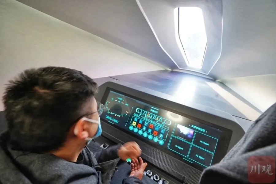 Китай представил прототип сверхскоростного поезда на магнитной подушке