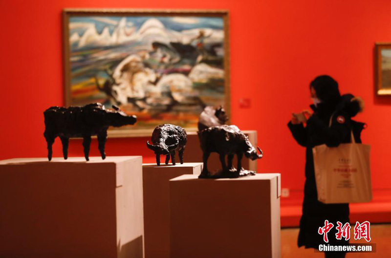В Музее изобразительных искусств Китая проходит новогодняя выставка