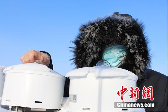 В китайском уезде Мохэ зафиксирована самая низкая за 40 лет температура воздуха