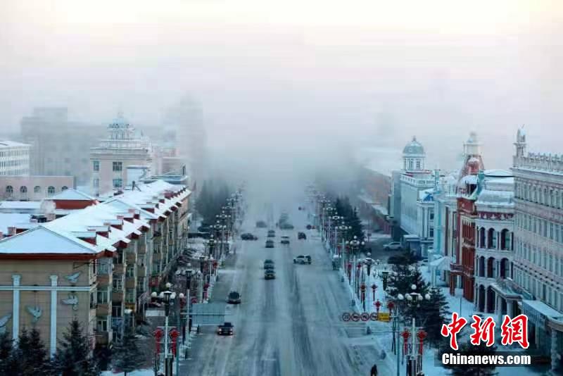 В китайском уезде Мохэ зафиксирована самая низкая за 40 лет температура воздуха