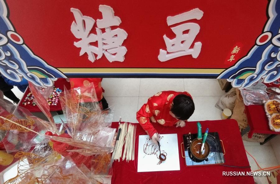 Ярмарка проектов нематериального культурного наследия в г. Цяньань пров. Хэбэй