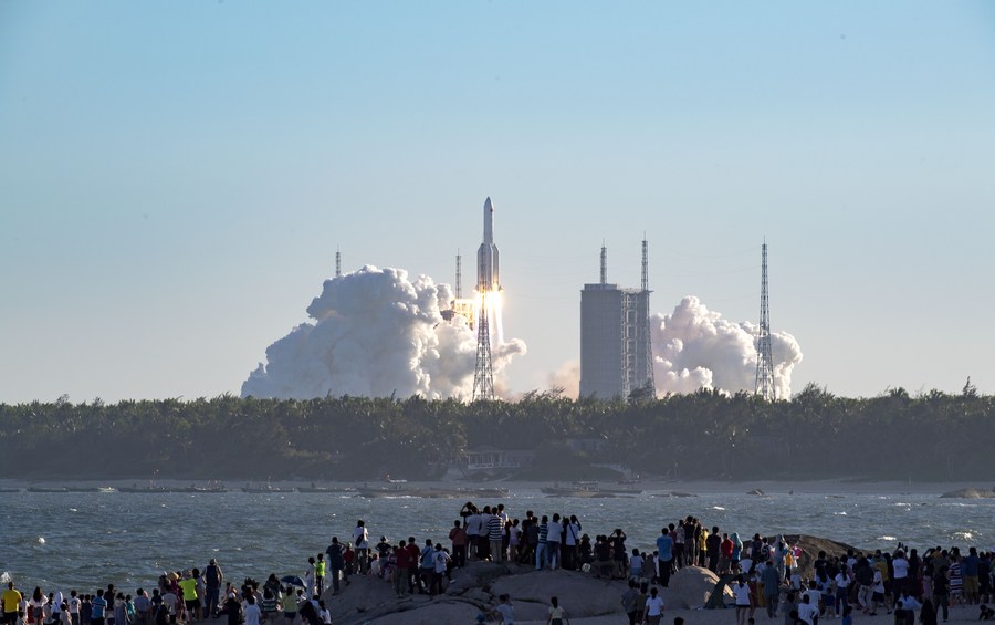На космодром доставлена ракета-носитель для выполнения миссии, связанной с китайской космической станцией