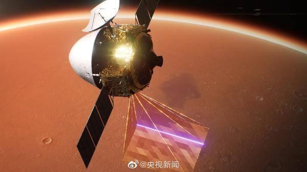 Китайский зонд "Тяньвэнь-1" вышел на парковочную орбиту Марса 