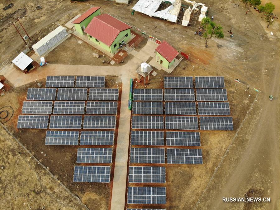 В Эфиопии завершилось строительство фотоэлектрической станции силами китайских предприятий