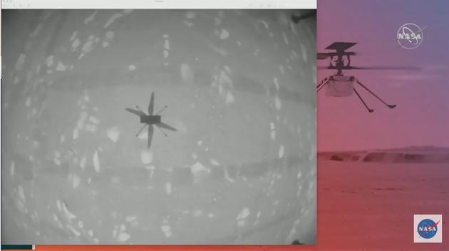 Беспилотный вертолет НАСА совершил первый полет над поверхностью Марса