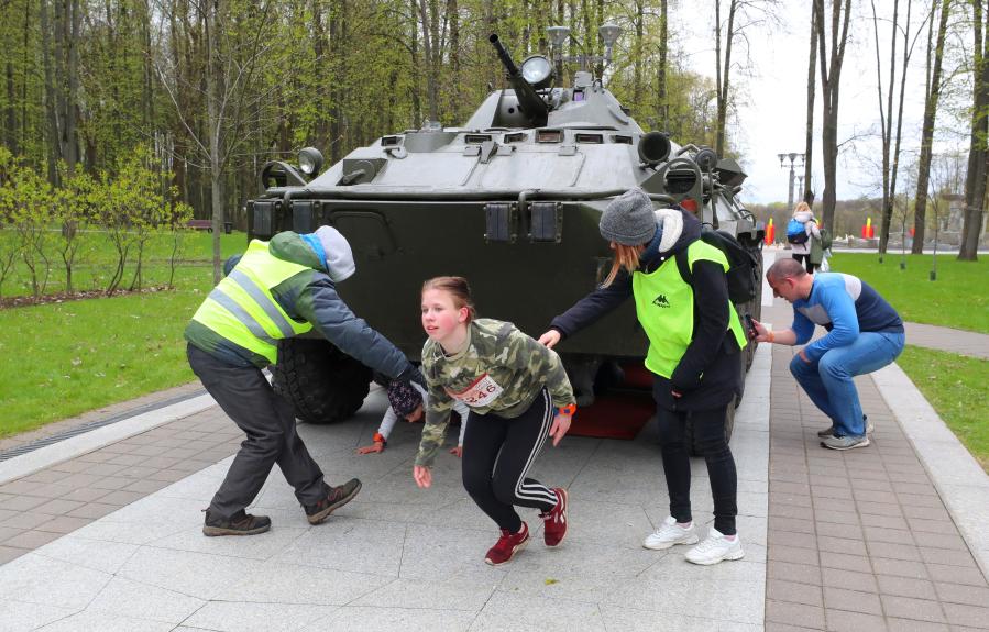 В Минске прошел "Забег отважных" в честь Дня Победы