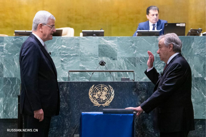 А. Гутерриш назначен генеральным секретарем ООН на второй срок