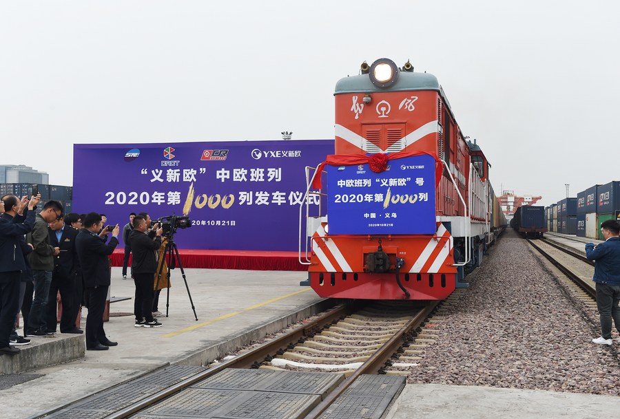 Из Китая в страны Центральной Азии отправился товарный поезд с электроинструментами