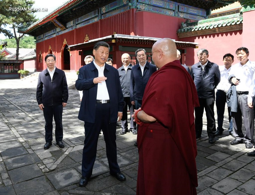 Си Цзиньпин посетил с инспекцией город Чэндэ