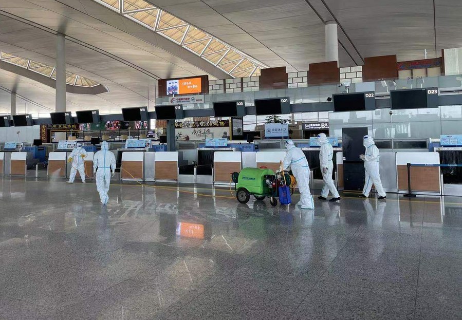 Нанкинский международный аэропорт "Лукоу" возобновил работу