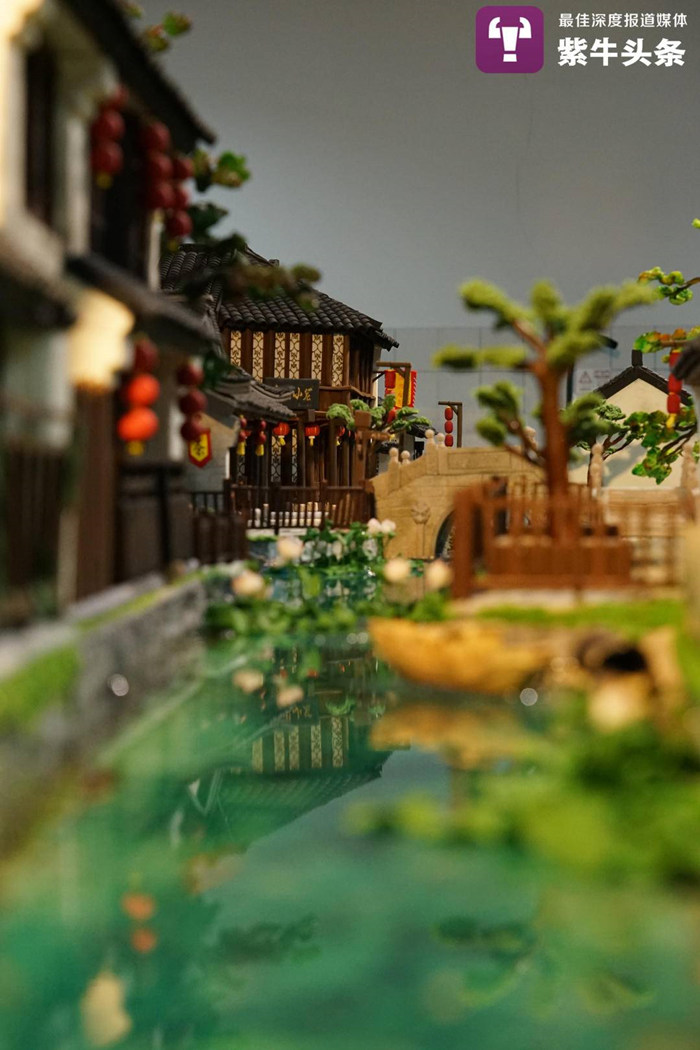 Китайские кондитеры изготовили старый городок из сахарной помадки