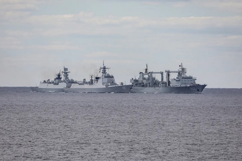 ВМФ КНР и РФ начали военные учения "Морское взаимодействие-2021"