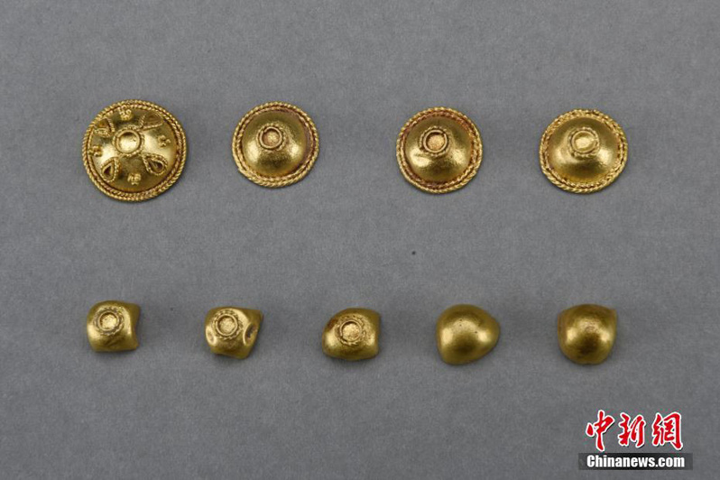 Обнаруженные в провинции Шэньси древние золотые украшения являются «свидетелями» культурных обменов между Китаем и Западом