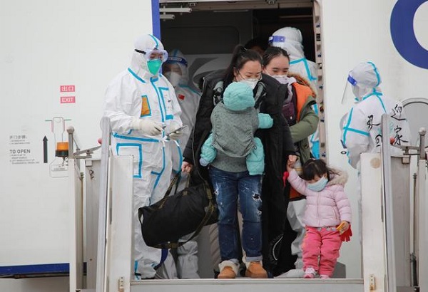 В Китай прибыла вторая группа самолетов с эвакуированными из Украины китайскими гражданами