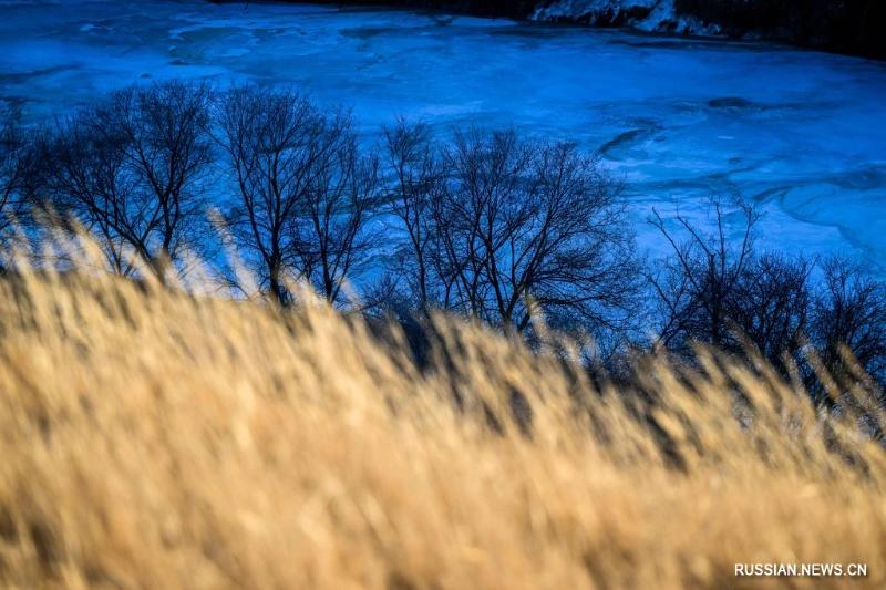 Живописный пейзаж в лесопарке Луаньхэюань на севере Китая