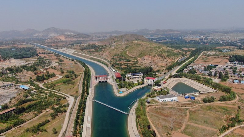 Свыше 60 млрд кубометров воды было поставлено в рамках проекта переброски воды с юга на север Китая