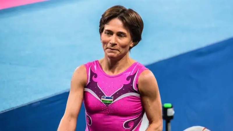 Представляющая Узбекистан 47-летняя гимнастка Чусовитина взяла бронзу на этапе Кубка мира