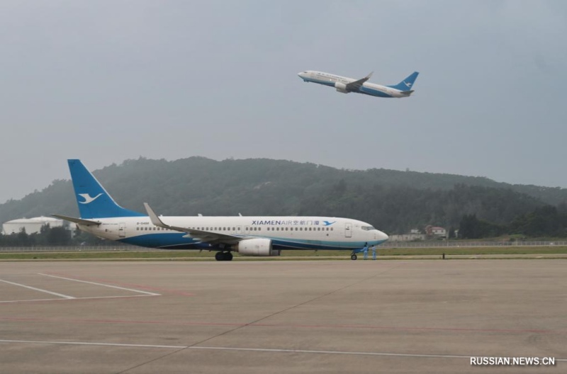 Восстановилось авиасообщение между городом Фучжоу и Тайванем