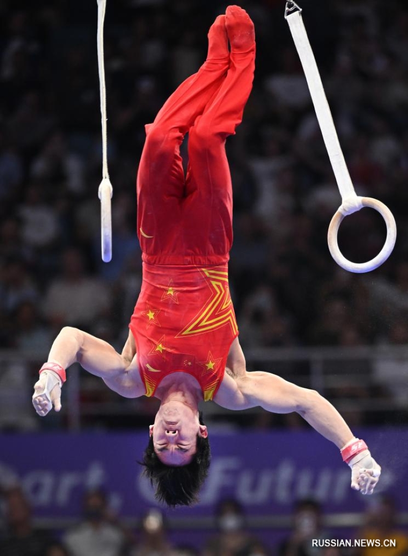 Китайский спортсмен Чжан Бохэн стал абсолютным чемпионом по спортивной гимнастике на Азиатских играх в Ханчжоу