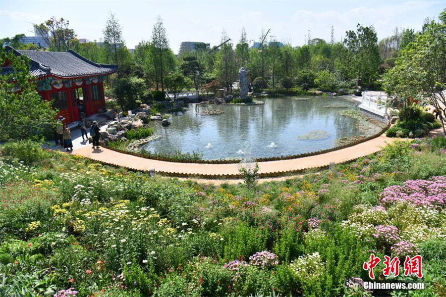 Визит в главную площадку Всемирной выставки садоводства в Чэнду