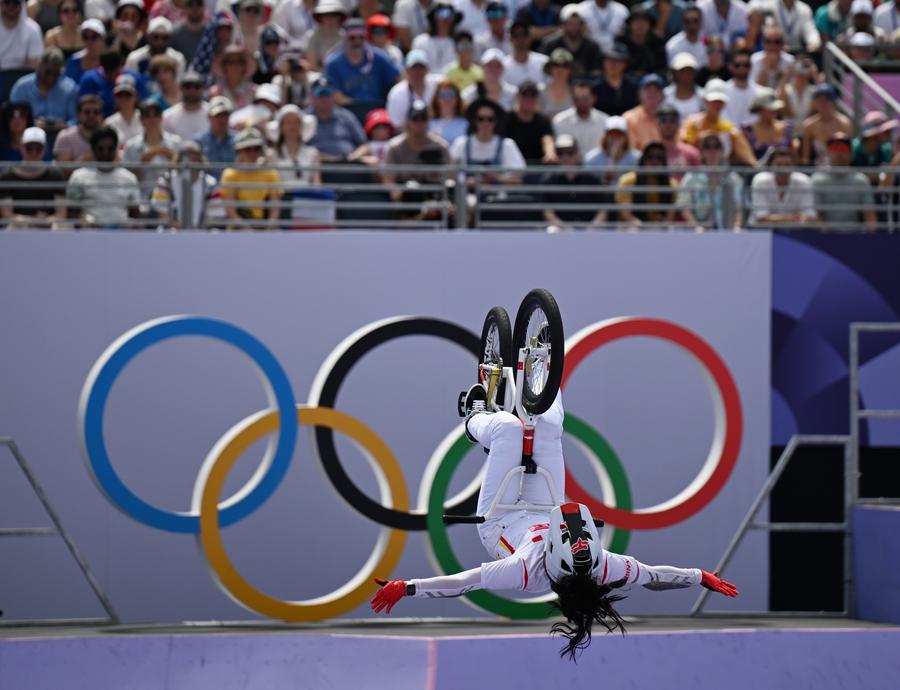 /ОИ-2024/ Китаянка Дэн Явэнь стала олимпийской чемпионкой по BMX-фристайлу в дисциплине 