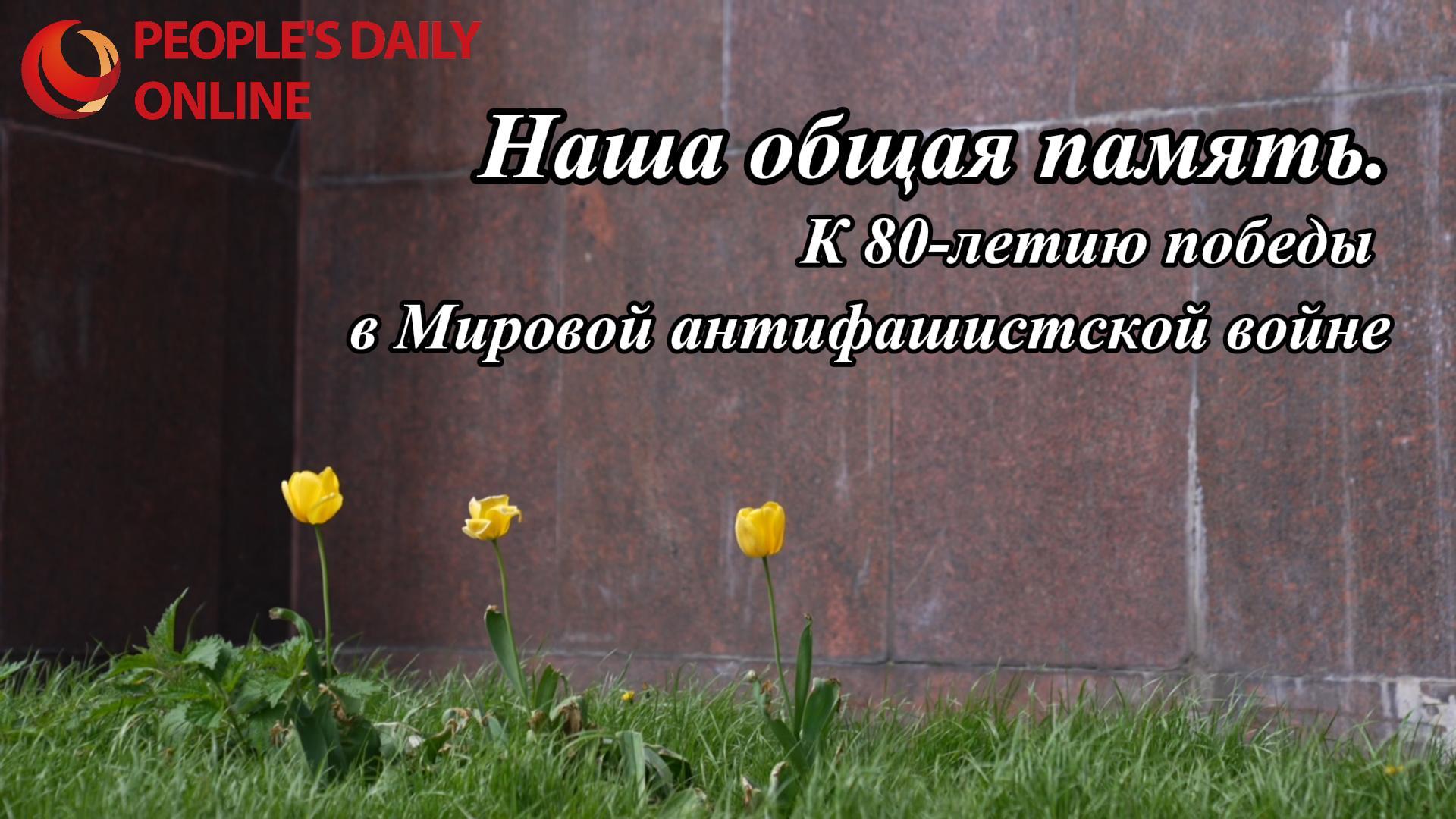 Наша общая память — к 80-летию победы в Мировой антифашистской войне