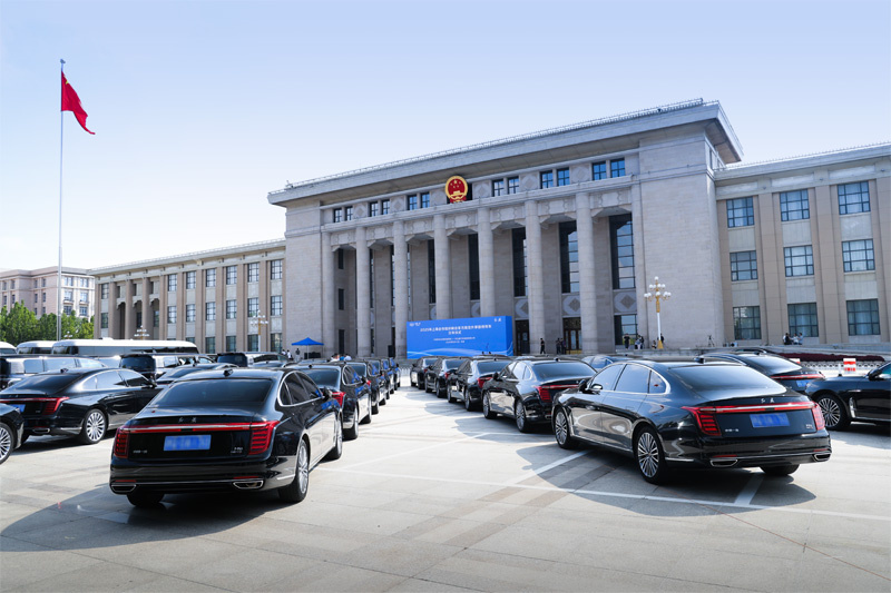 Hongqi назначен официальным служебным автобрендом на саммите ШОС в Тяньцзине