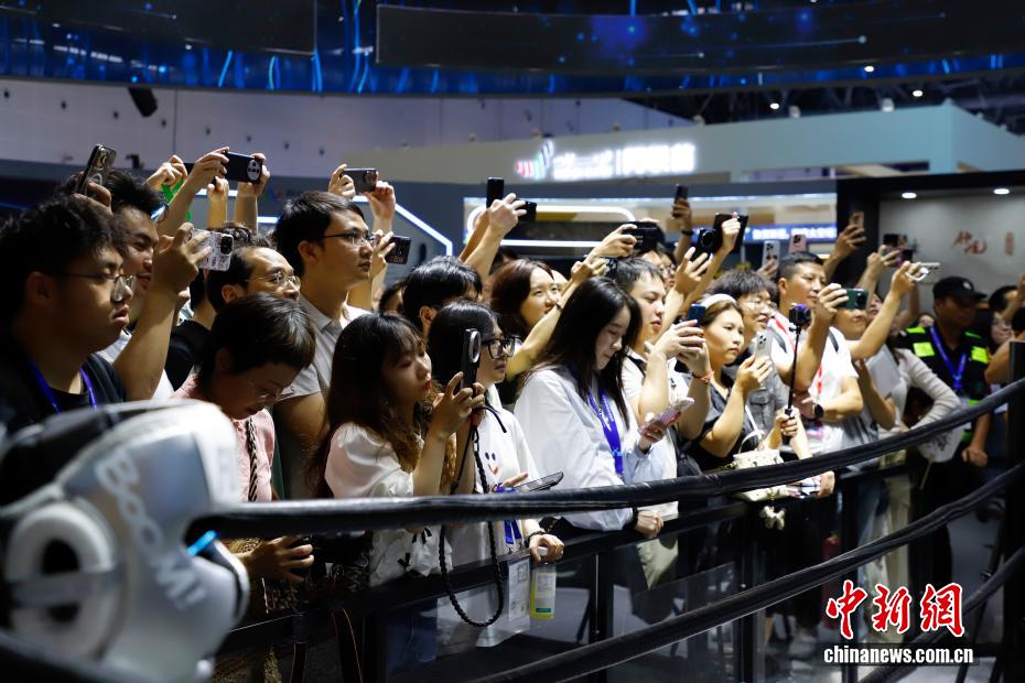 Человекоподобные роботы встретились на ринге на выставке цифровой торговли в Ханчжоу