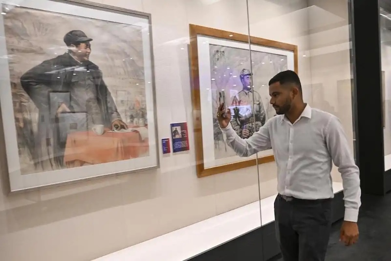 В городе Чанчунь проходит Китайско-российская художественная выставка, посвященная 80-летию Победы