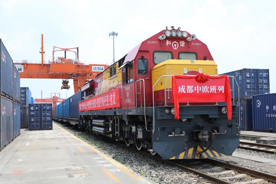 Из г. Чэнду было отправлено свыше 19 тыс. грузовых поездов Китай-Европа