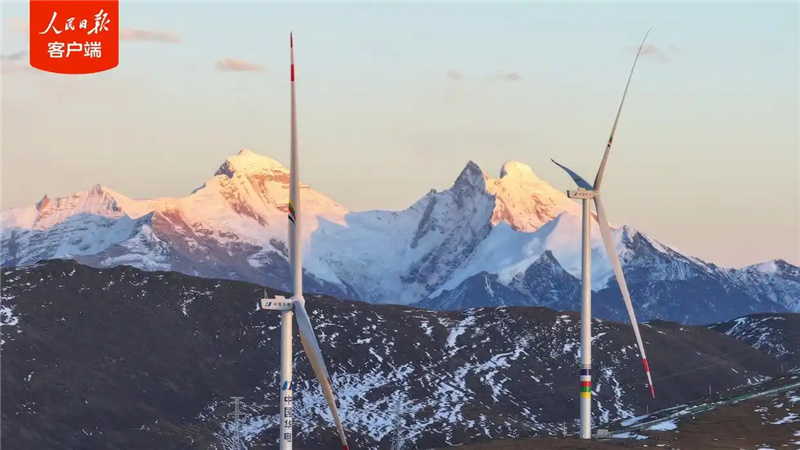 В Сицзане подключили к энергосети ветроэлектростанцию c генераторами наибольшей единичной мощности