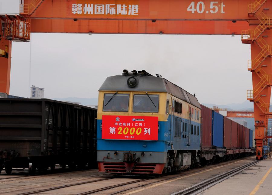 За десять лет провинция Цзянси обслужила 2185 грузовых поездов Китай-Европа