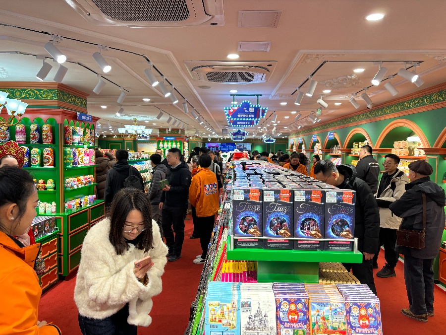 Флагманский магазин "Российского национального павильона" открылся в Харбине