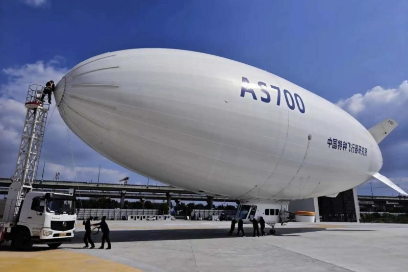 Запуск в серийное производство китайского пилотируемого дирижабля AS700 достиг нового прогресса