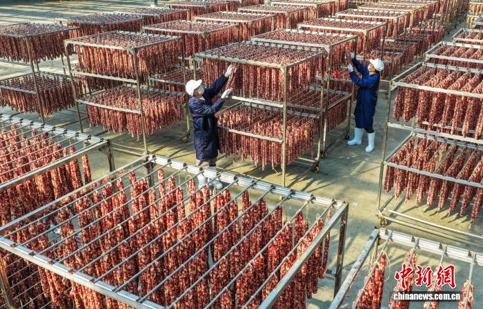 На юге провинции Аньхой начался сезон приготовления вяленого мяса