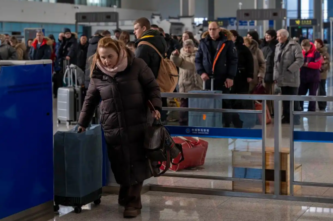 В городе Суйфэньхэ зафиксирован бум въездного туризма по случаю Нового года