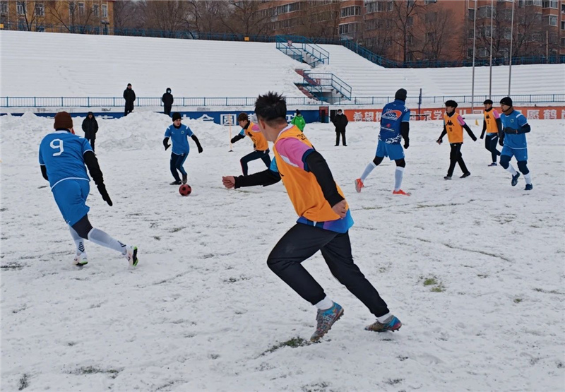 Китайско-российский турнир по зимнему футболу прошел в провинции Хэйлунцзян