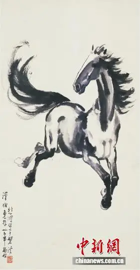 В Гуанчжоу открылась предновогодняя выставка, посвященная образу коня в искусстве
