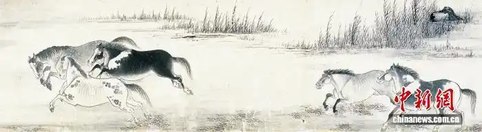 В Гуанчжоу открылась предновогодняя выставка, посвященная образу коня в искусстве